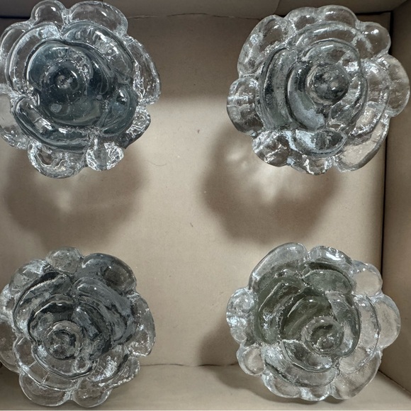 SET OF 4 DECORATIVE HANDCRAFTED IN INDIA GLASS DRAWER KNOBS - Picture 17 of 17